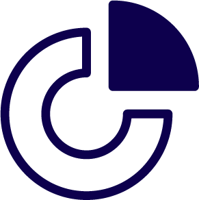 icon showing pie chart