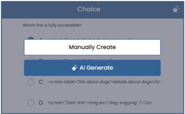 image of AI button