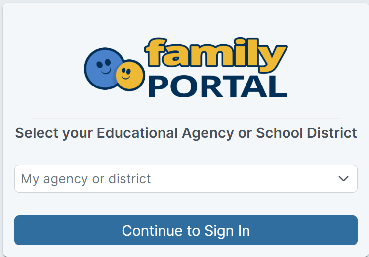 District selection screen District selection screen